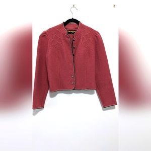 Geiger boiled wool Tyrolean jacket with lovely details